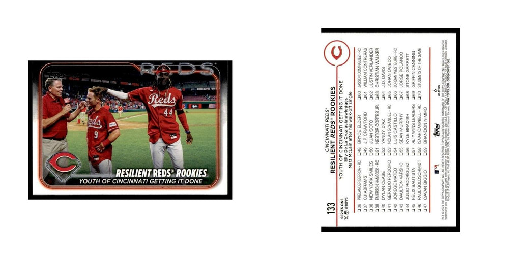 2024 Topps Series 1 Elly De La Cruz Reds #133