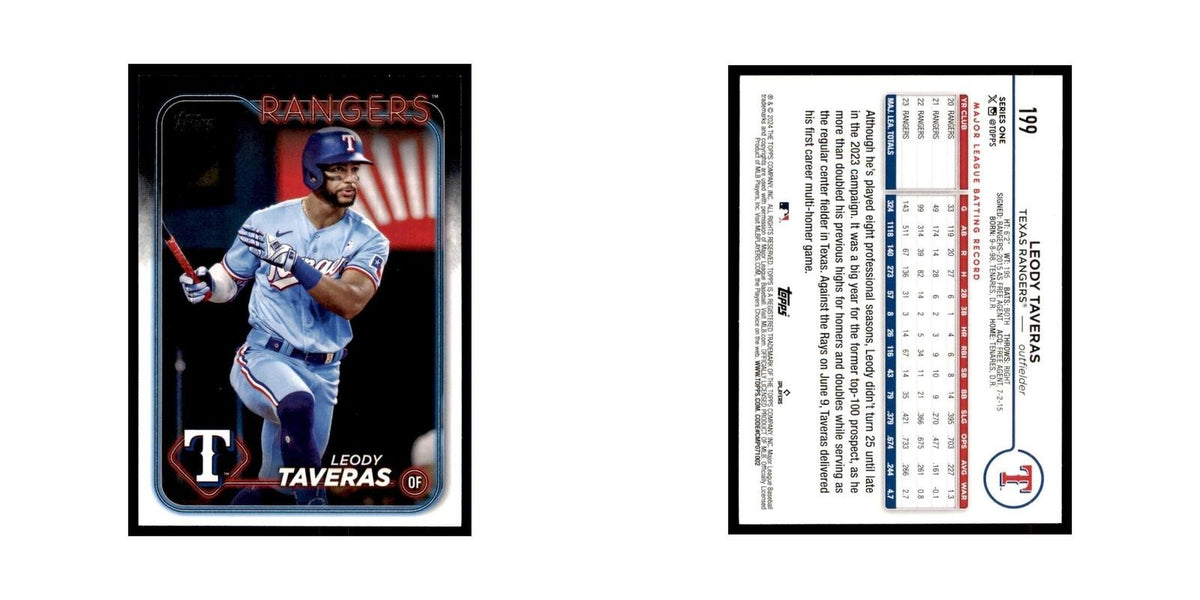 2024 Topps Series 1 Leody Taveras Rangers #199