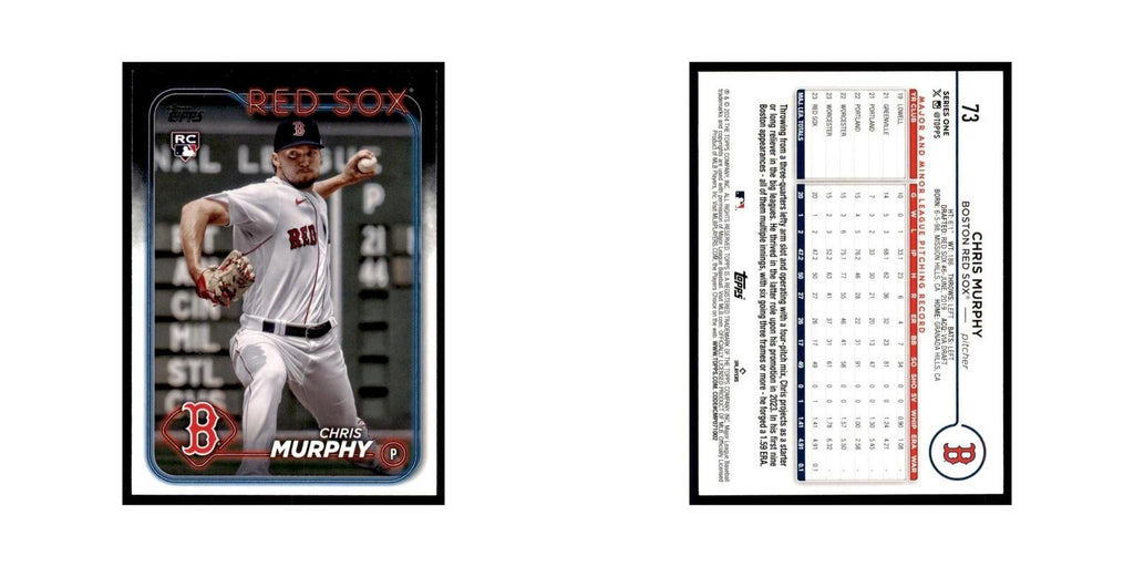 2024 Topps Series 1 Chris Murphy RC Red Sox #73