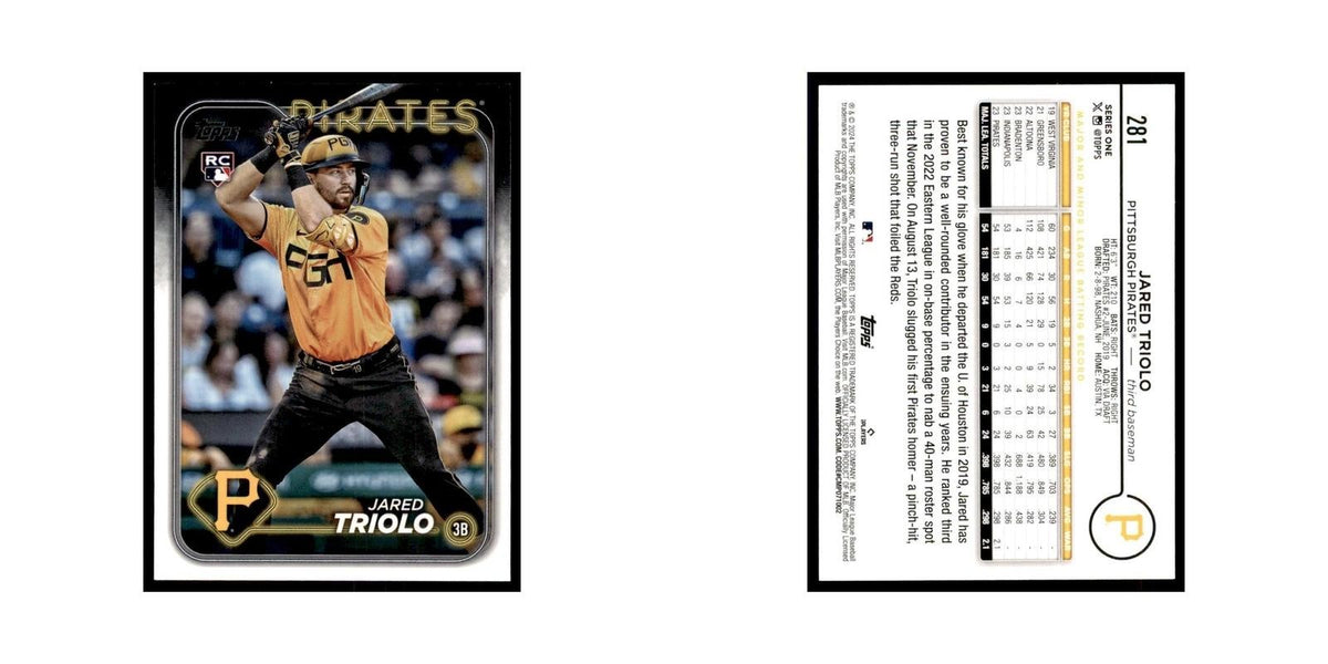 2024 Topps Series 1 Jared Triolo RC Pirates #281