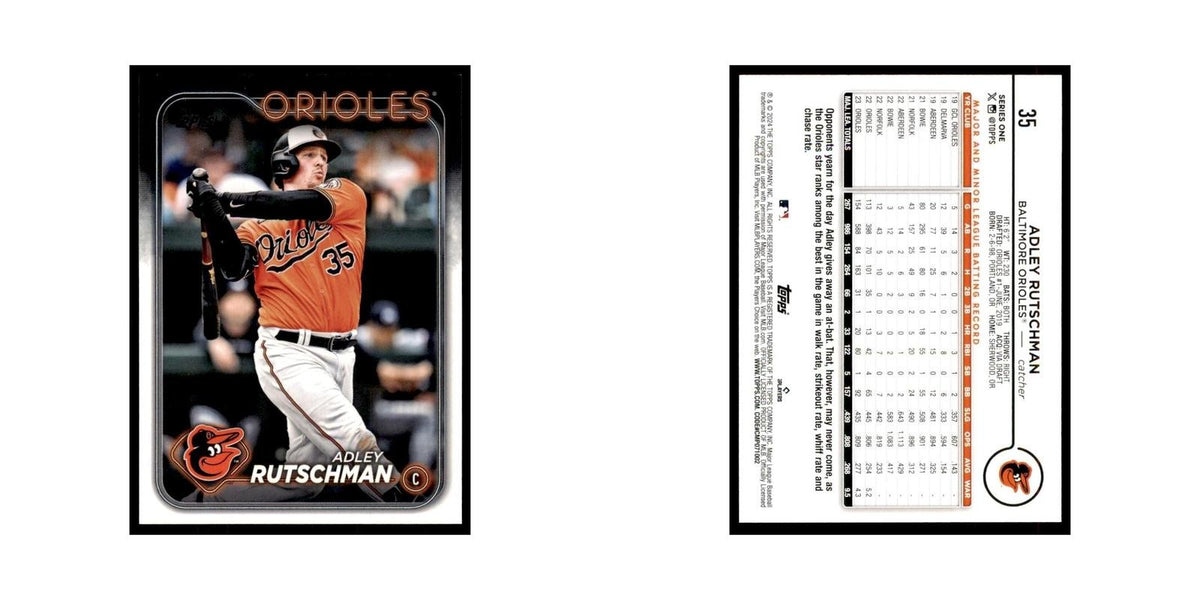 2024 Topps Series 1 Adley Rutschman RC Orioles #35