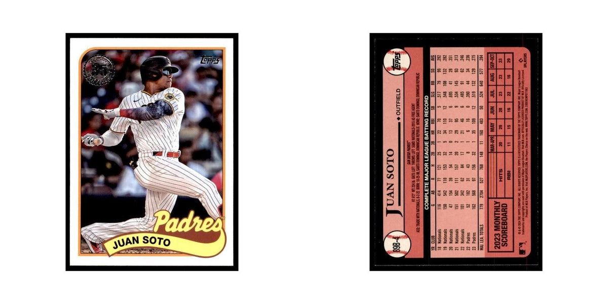 2024 Topps Series 1 Juan Soto Padres #89B-4