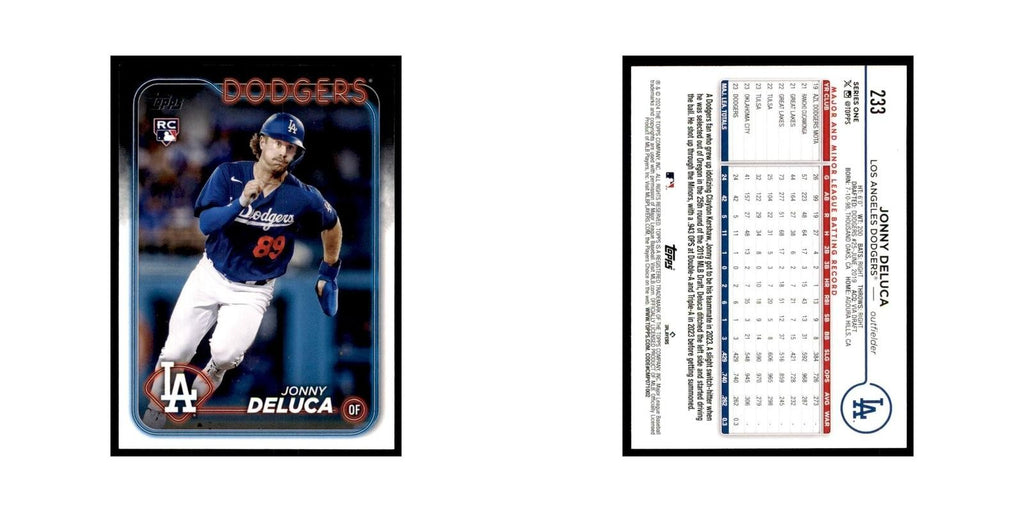 2024 Topps Series 1 Jonny Deluca RC Dodgers #233