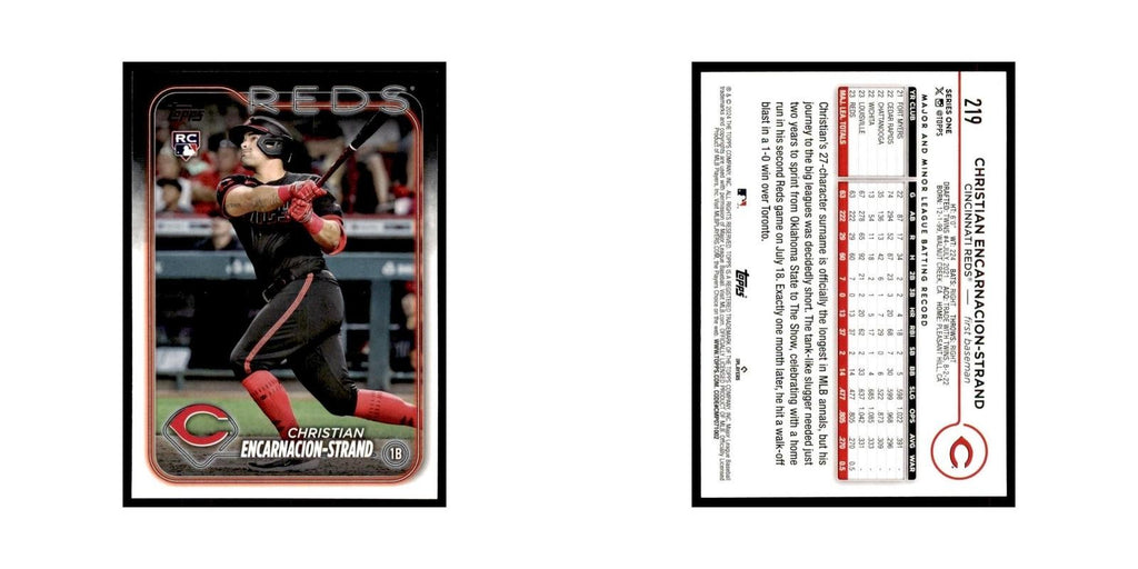 2024 Topps Series 1 Christian Encarnacion-Stra RC Reds #219