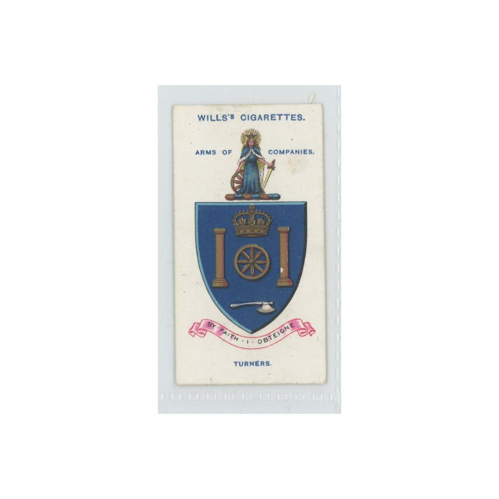 1913 Wills's Cigarettes Arms of Companies Turners' #42
