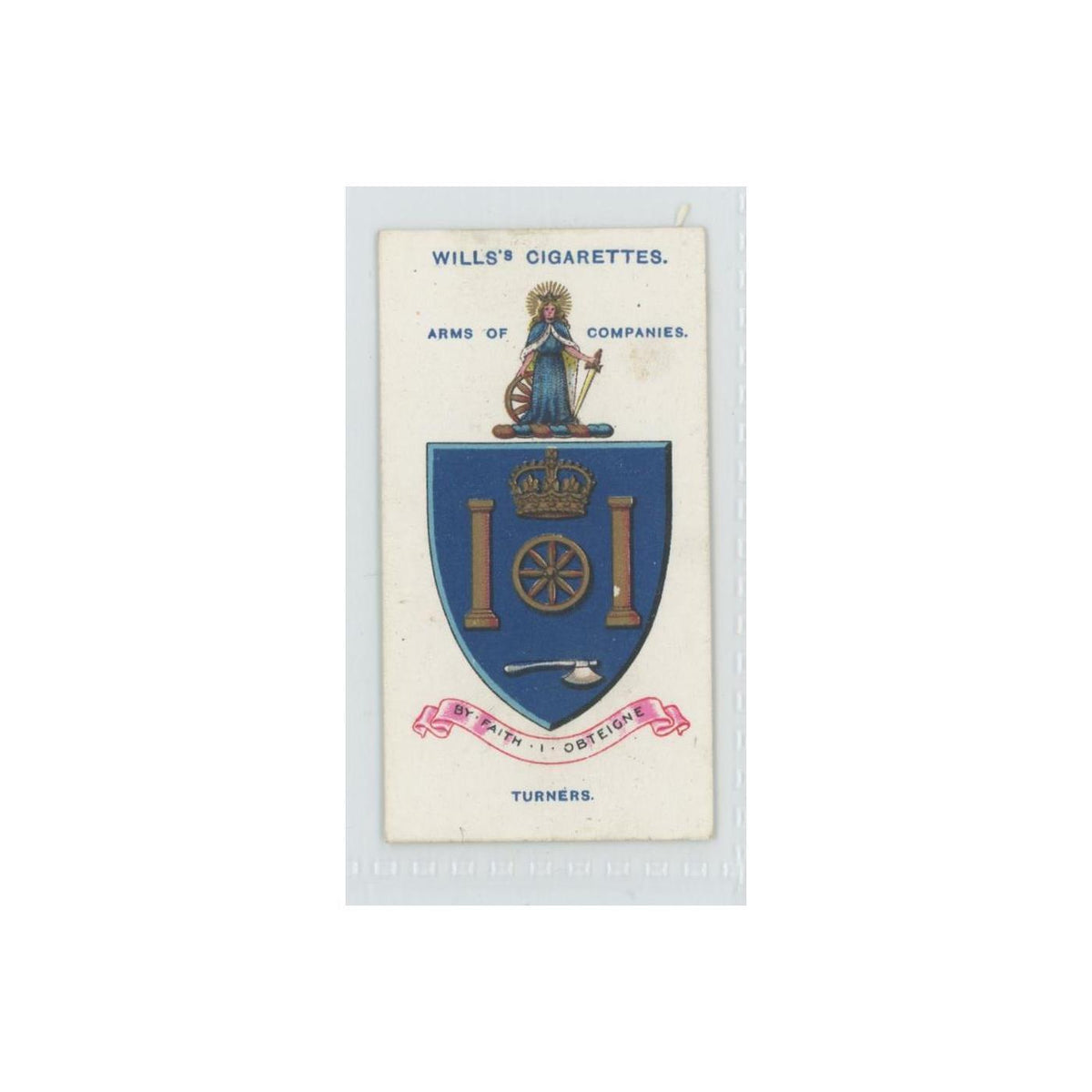 1913 Wills's Cigarettes Arms of Companies Turners' #42