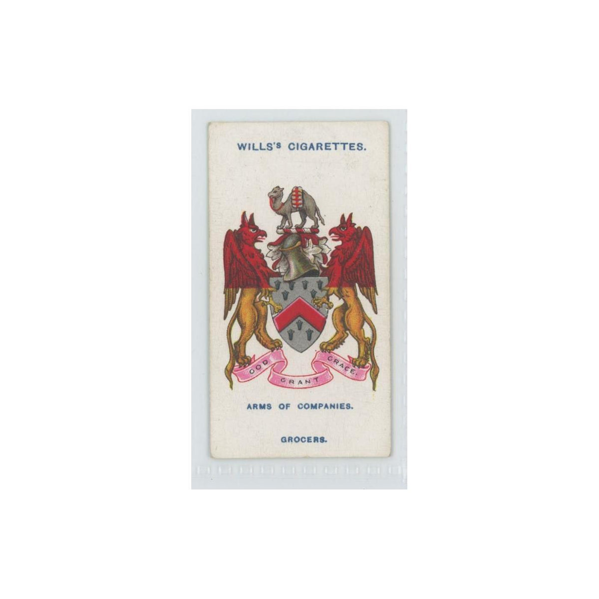1913 Wills's Cigarettes Arms of Companies Grocers' #31