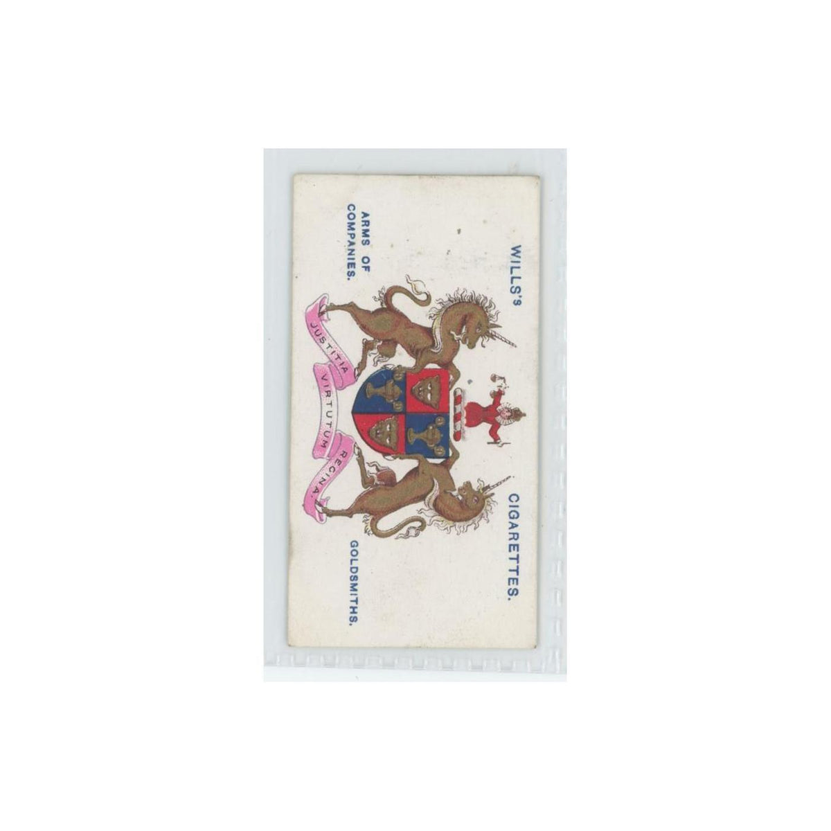 1913 Wills's Cigarettes Arms of Companies Goldsmiths' #29