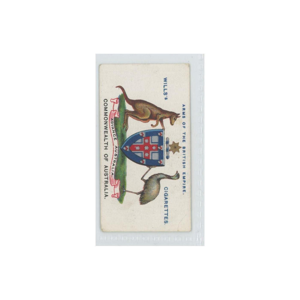 1910 Wills's Cigarettes Arms of British Empire Australia #13