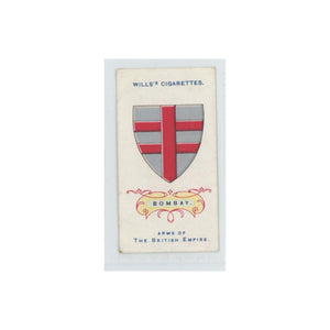1910 Wills's Cigarettes Arms of British Empire Bombay #35