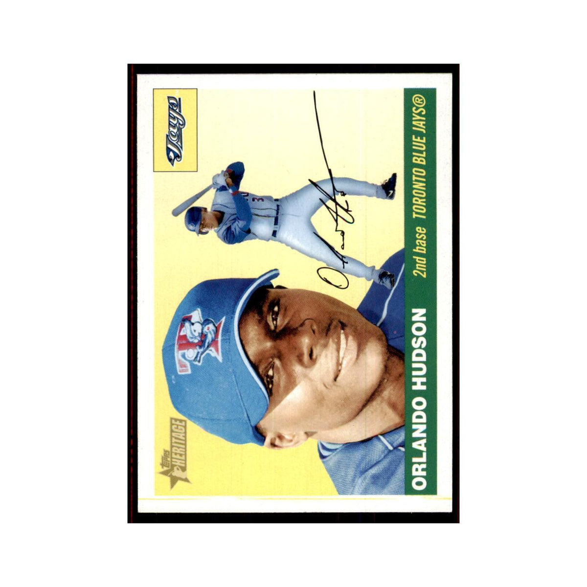 2004 Topps Heritage Orlando Hudson Blue Jays #91
