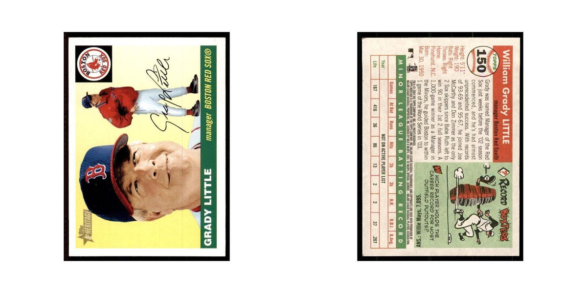 2004 Topps Heritage Grady Little Red Sox #150