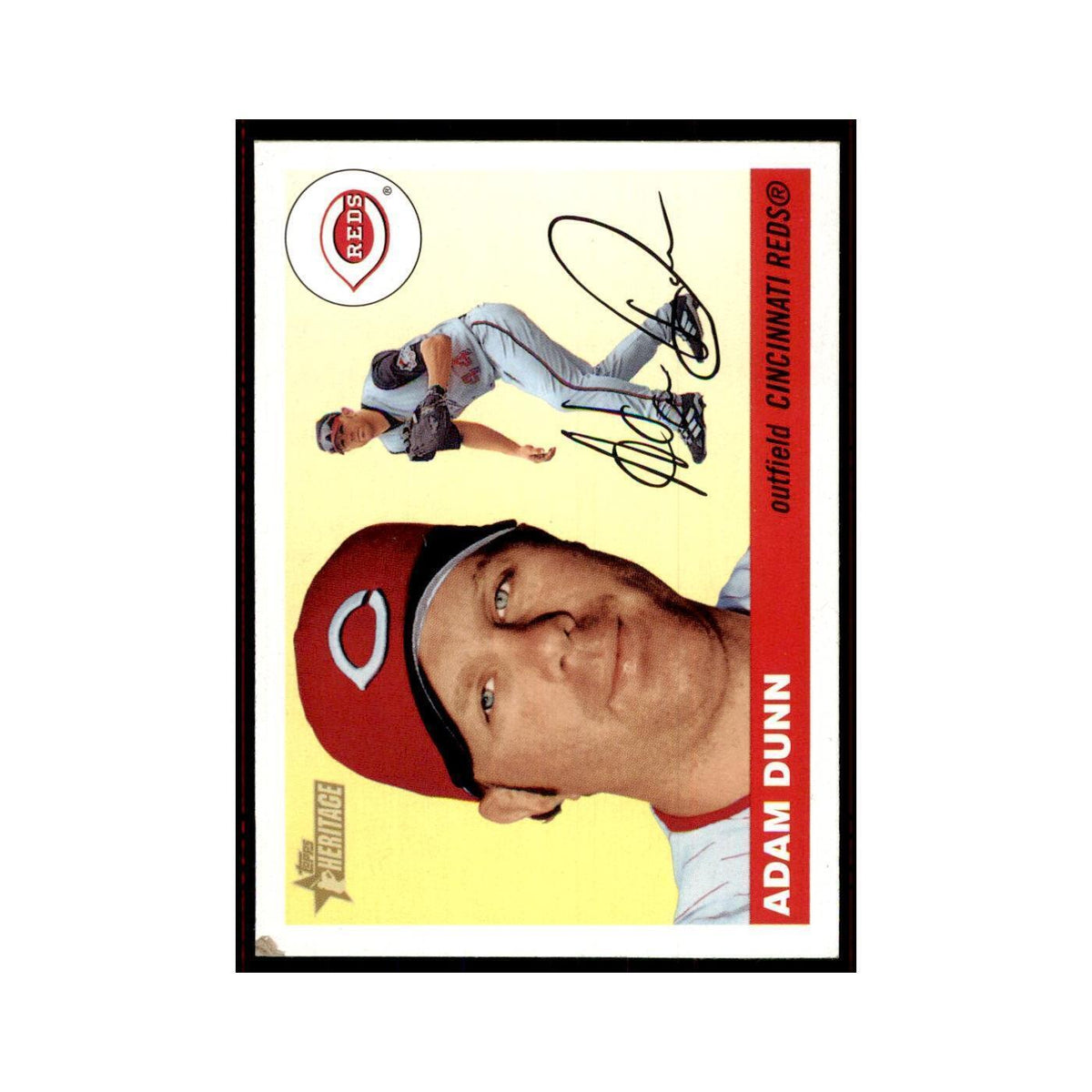 2004 Topps Heritage Adam Dunn Reds #30