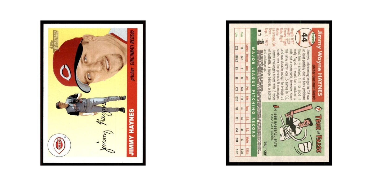 2004 Topps Heritage Jimmy Haynes Reds #44