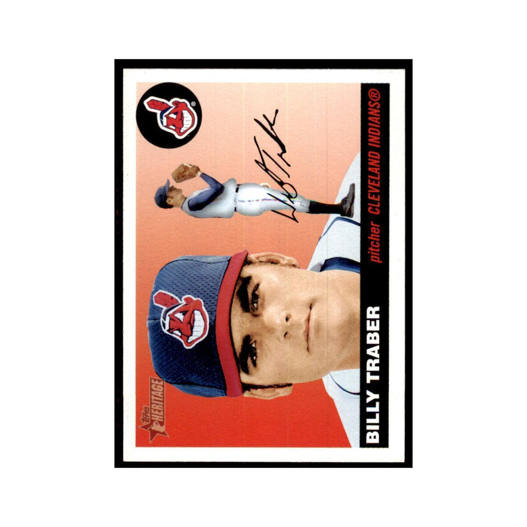 2004 Topps Heritage Billy Traber Indians #186