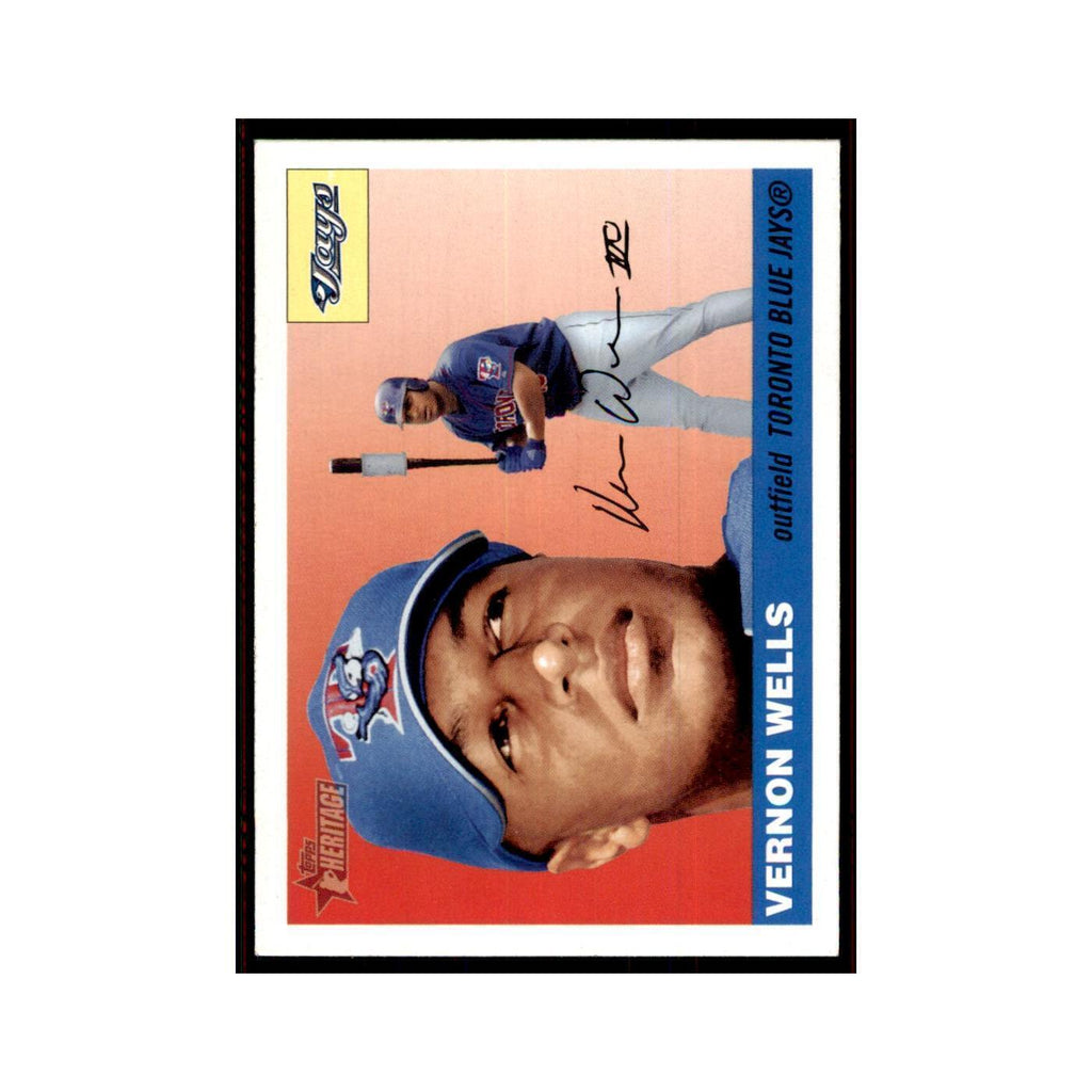 2004 Topps Heritage Vernon Wells Blue Jays #21