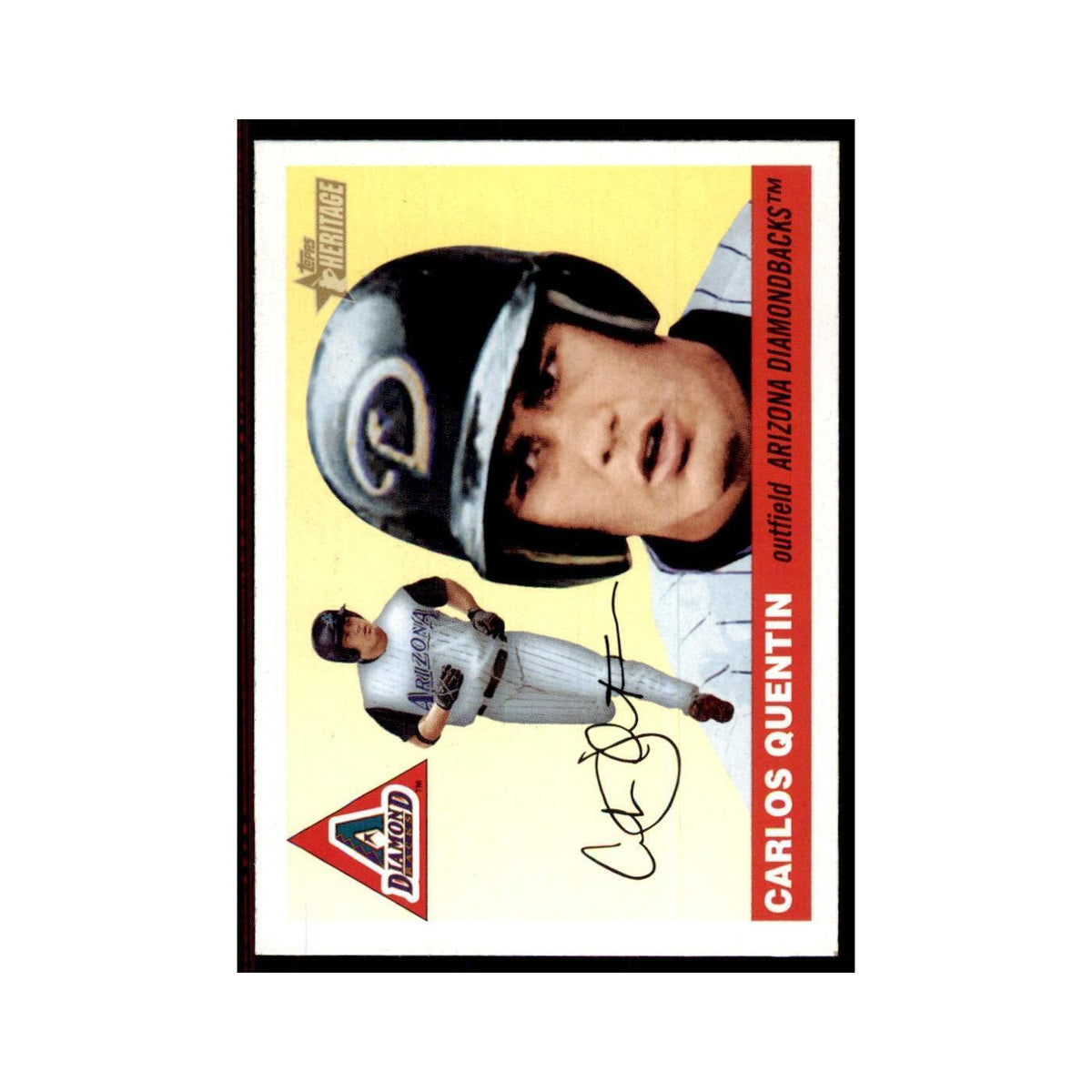 2004 Topps Heritage Carlos Quentin RC Diamondbacks #160