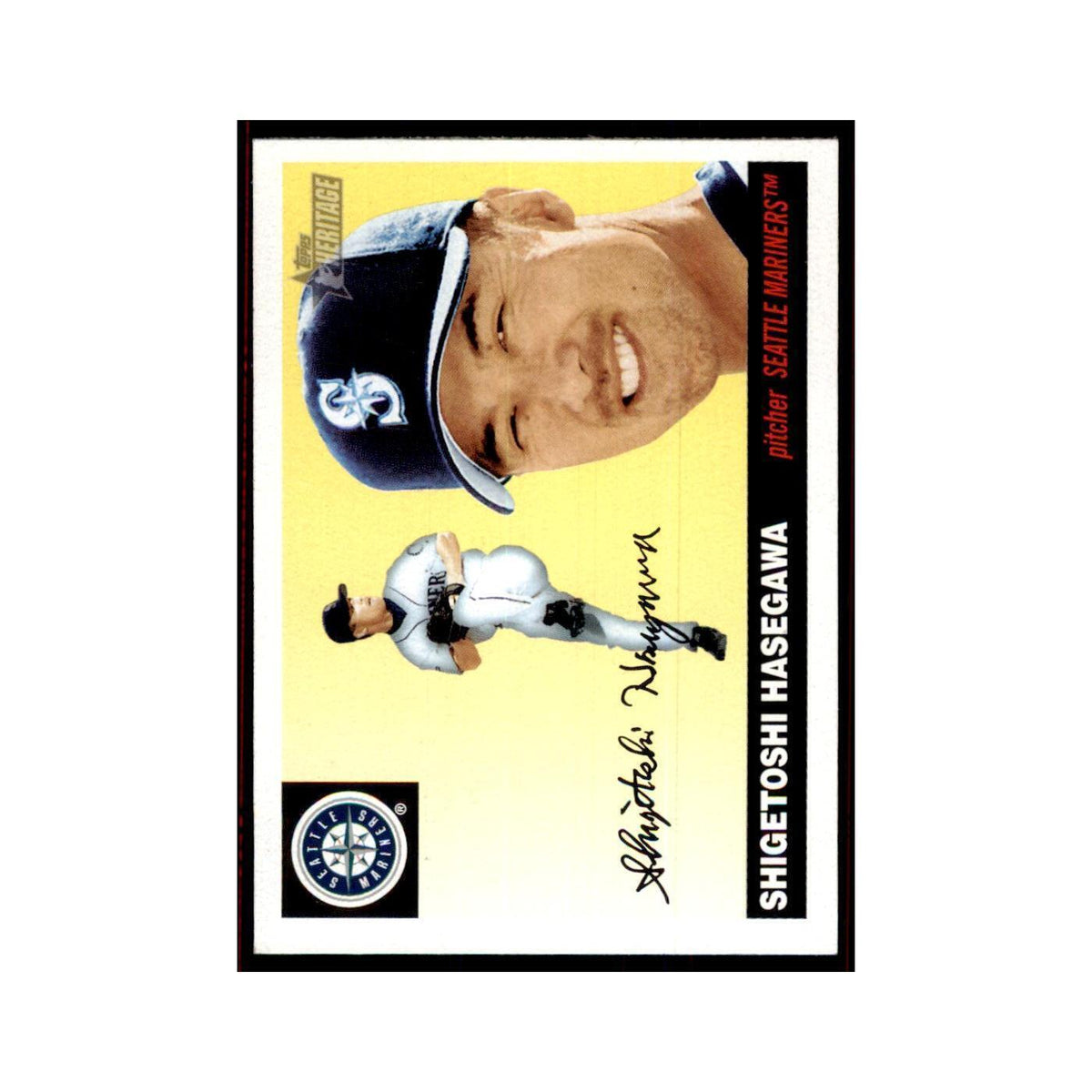 2004 Topps Heritage Shigetoshi Hasegawa Mariners #89