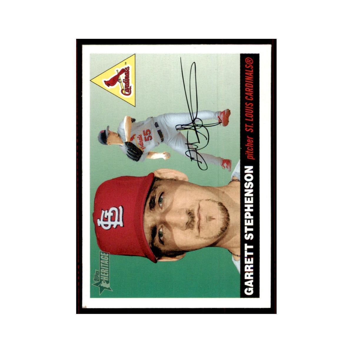 2004 Topps Heritage Garrett Stephenson Cardinals #132