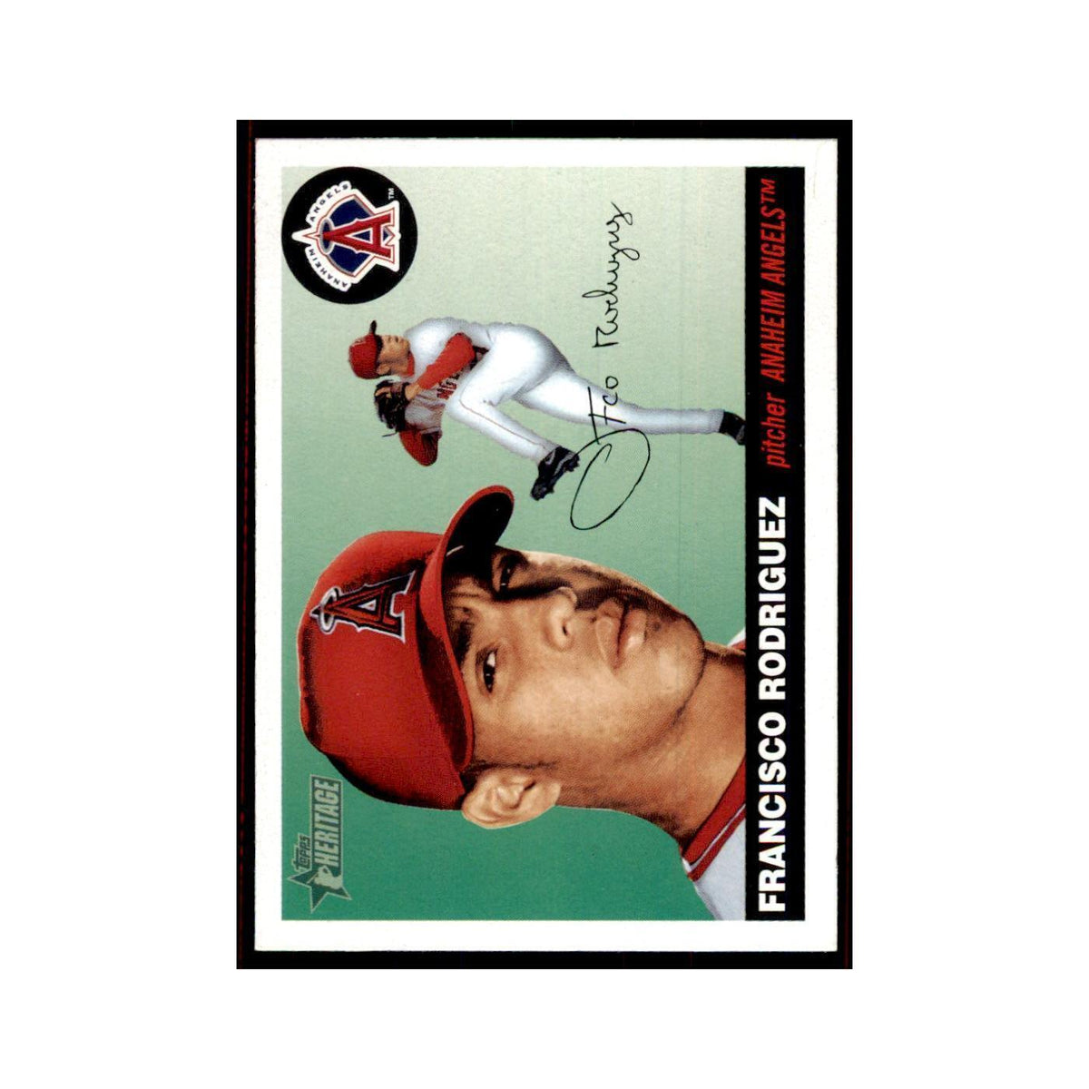 2004 Topps Heritage Francisco Rodriguez Angels #38