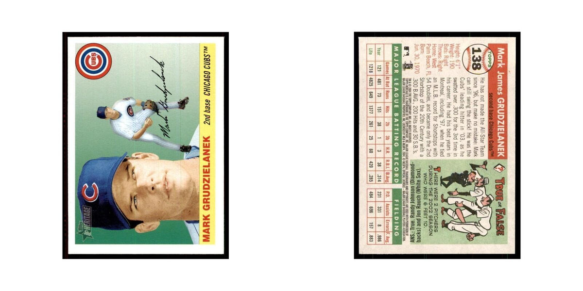2004 Topps Heritage Mark Grudzielanek Cubs #138
