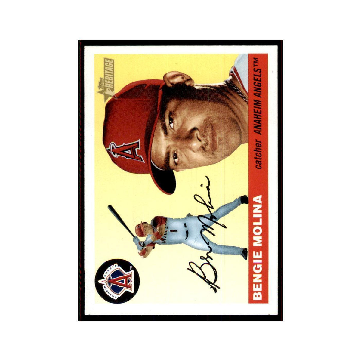 2004 Topps Heritage Bengie Molina Angels #24