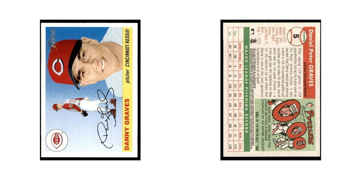 2004 Topps Heritage Danny Graves Reds #5