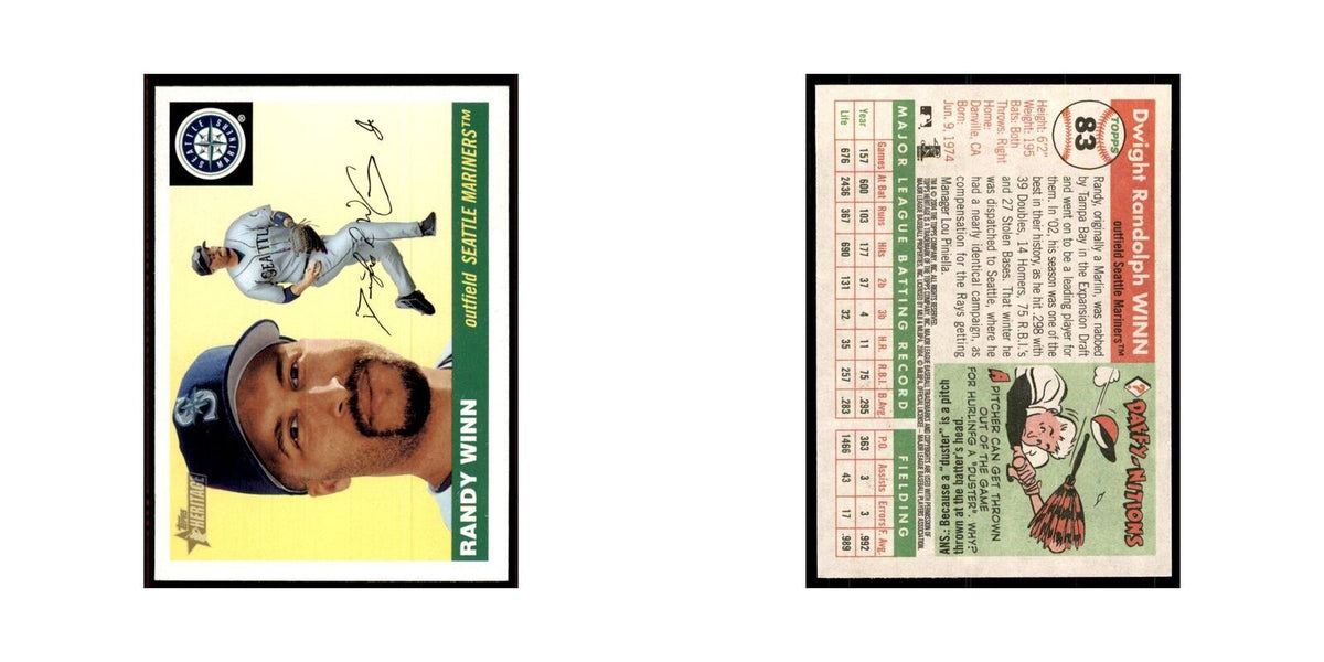 2004 Topps Heritage Randy Winn Mariners #83