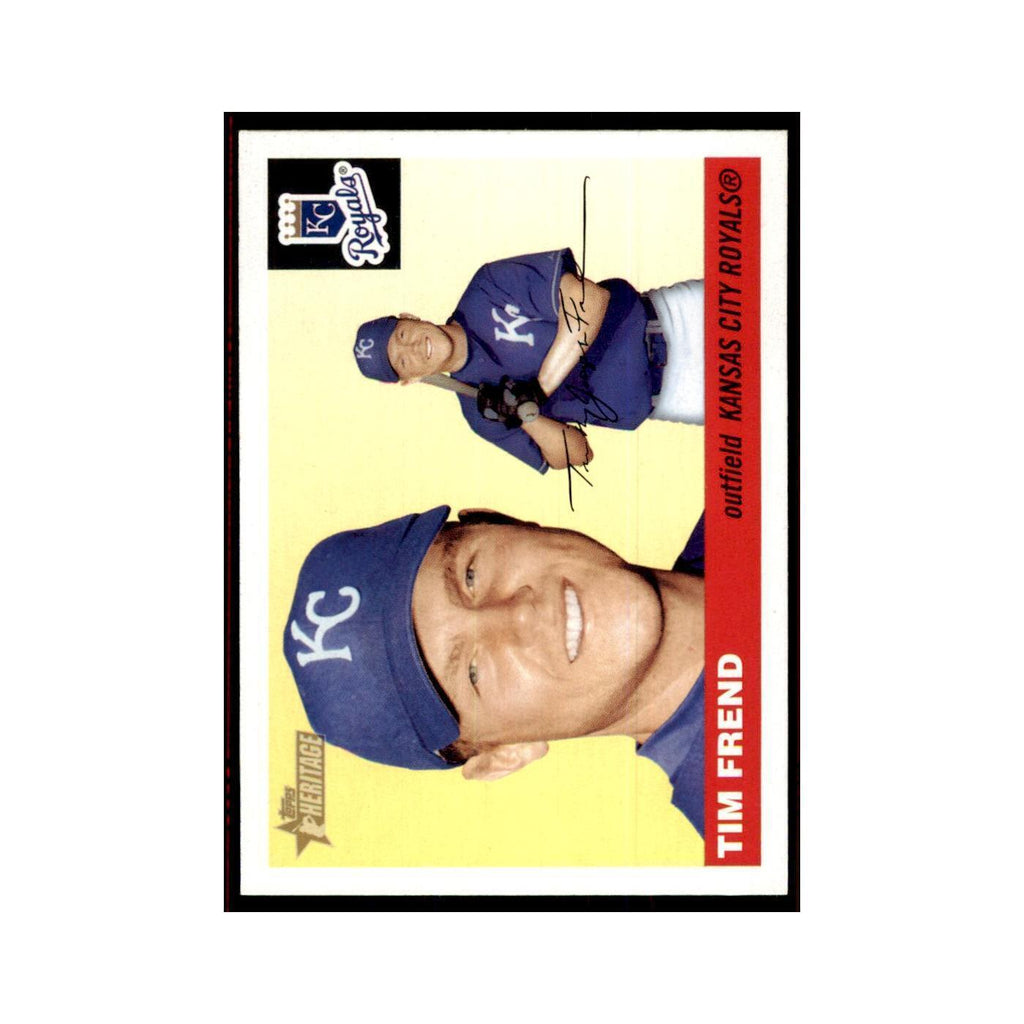 2004 Topps Heritage Tim Frend RC Royals #88