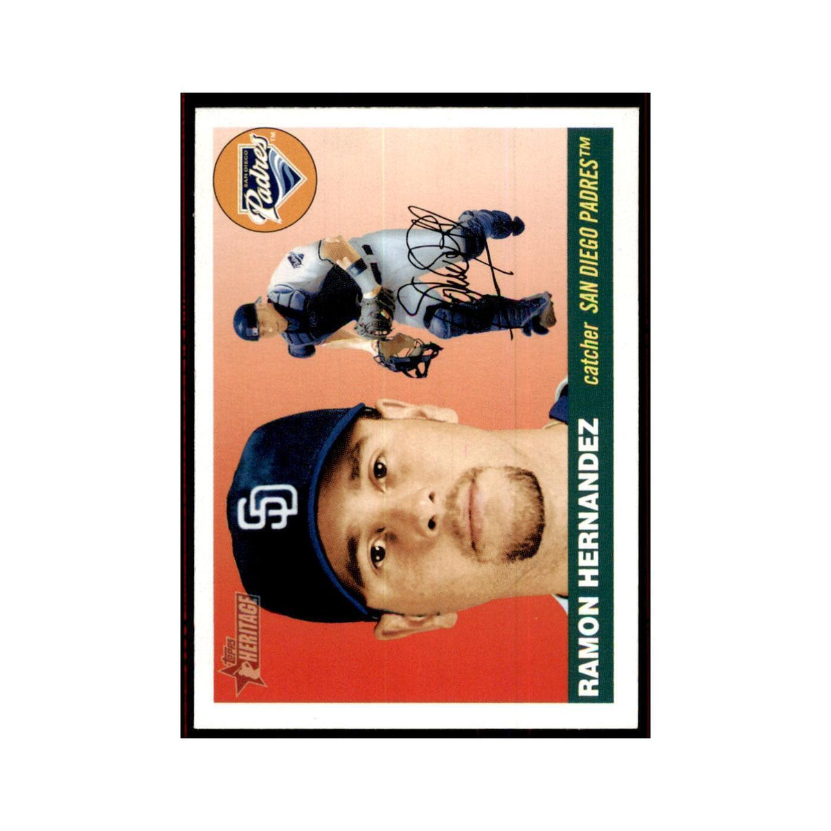 2004 Topps Heritage Ramon Hernandez Padres #78