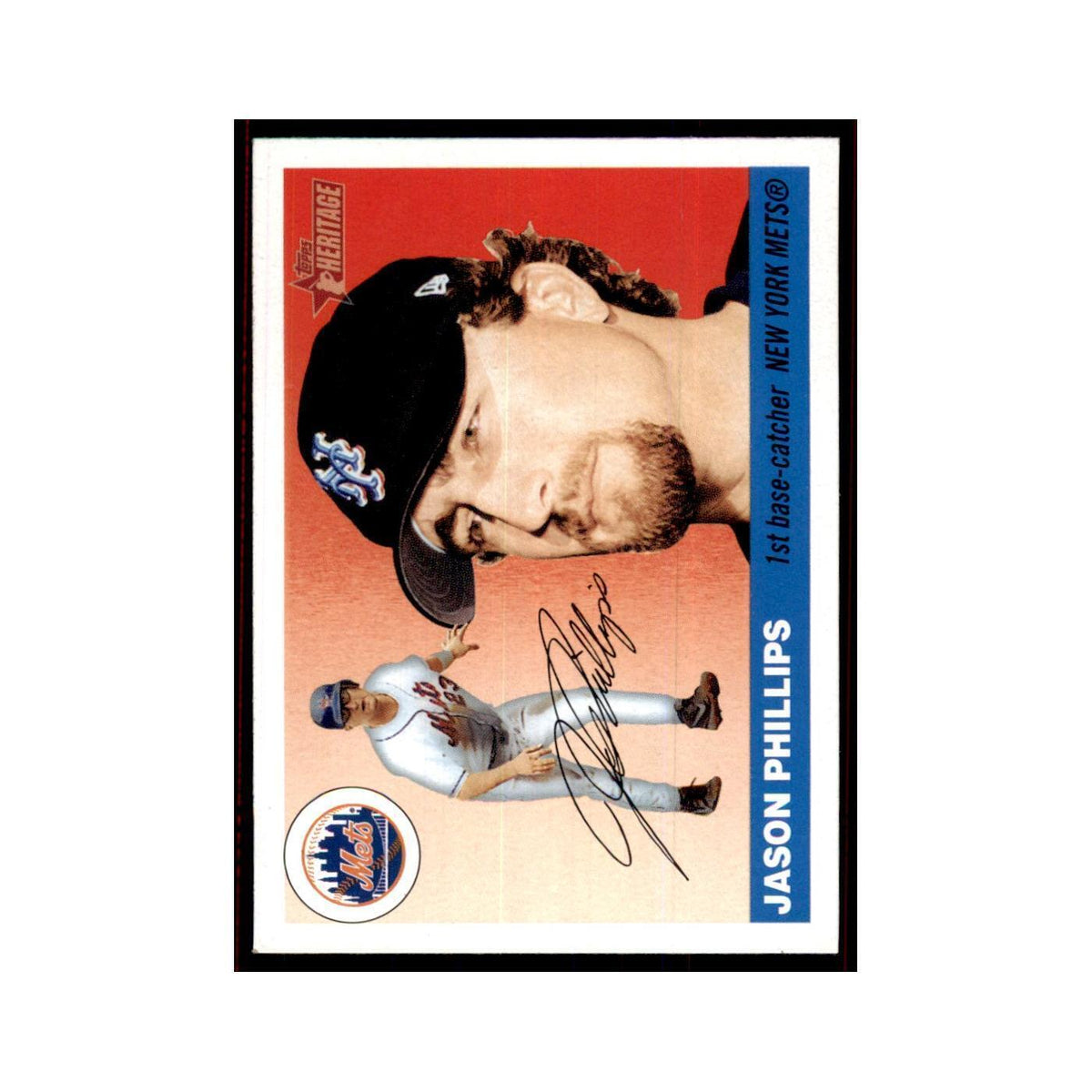 2004 Topps Heritage Jason Phillips Mets #97