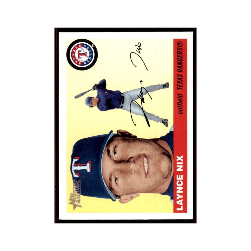 2004 Topps Heritage Laynce Nix Rangers #58