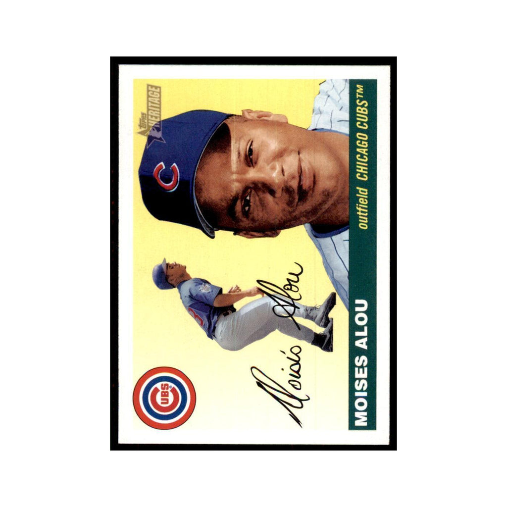 2004 Topps Heritage Moises Alou Cubs #182