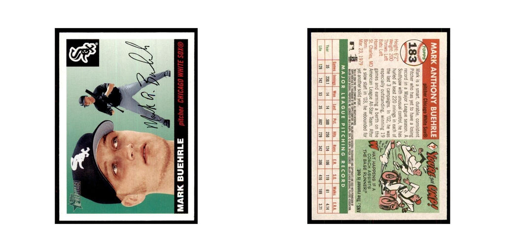 2004 Topps Heritage Mark Buehrle White Sox #183