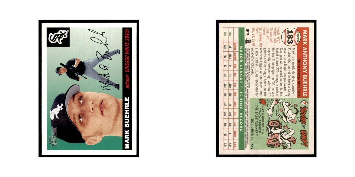 2004 Topps Heritage Mark Buehrle White Sox #183