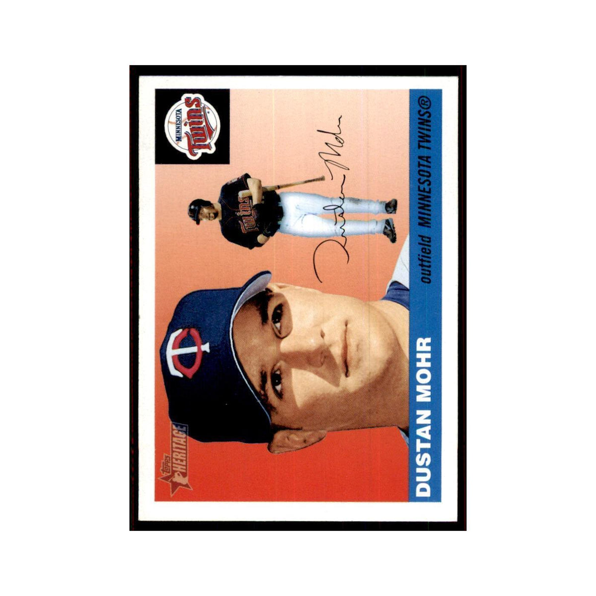 2004 Topps Heritage Dustan Mohr Twins #14