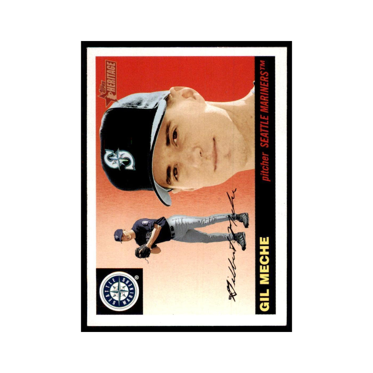 2004 Topps Heritage Gil Meche Mariners #306