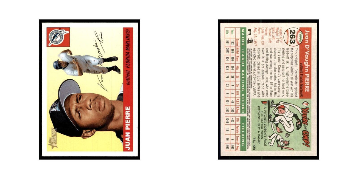 2004 Topps Heritage Juan Pierre Florida Marlins #263