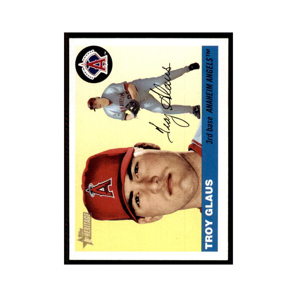 2004 Topps Heritage Troy Glaus Angels #226