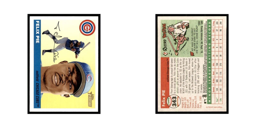 2004 Topps Heritage Felix Pie Cubs #343