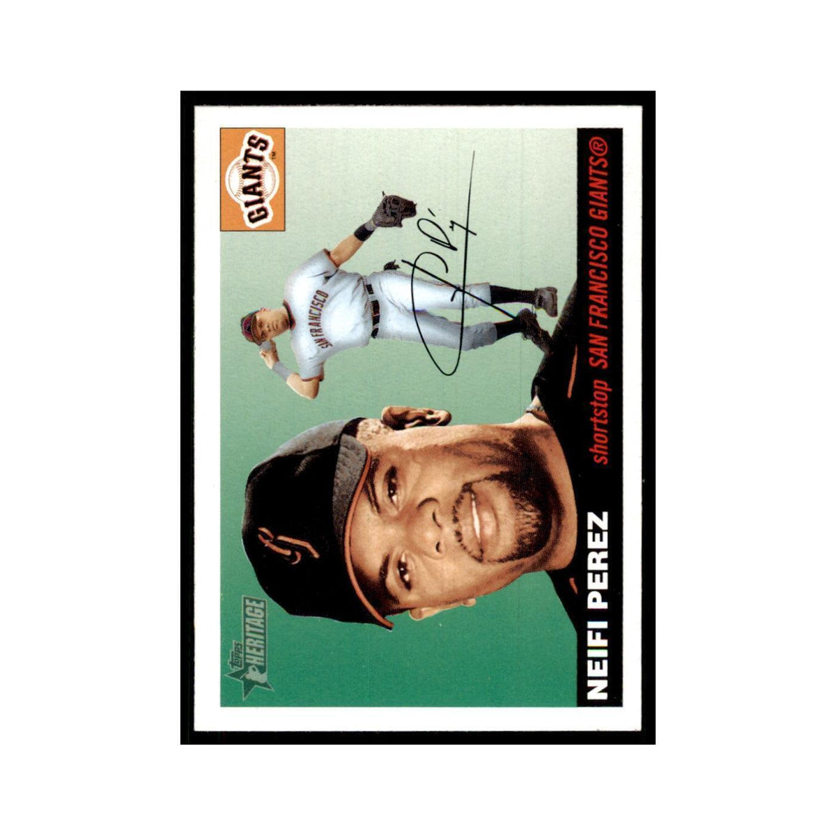 2004 Topps Heritage Neifi Perez Giants #285