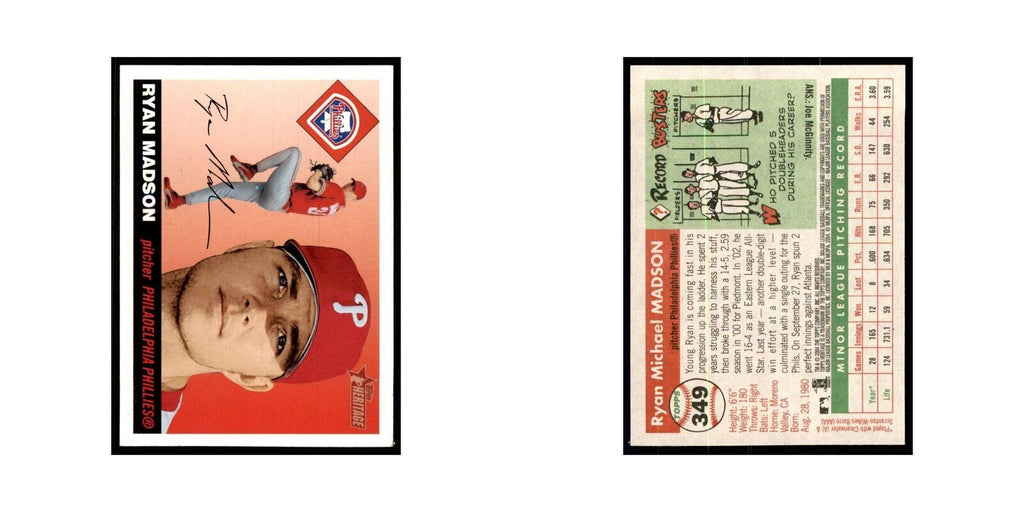 2004 Topps Heritage Ryan Madson Phillies #349
