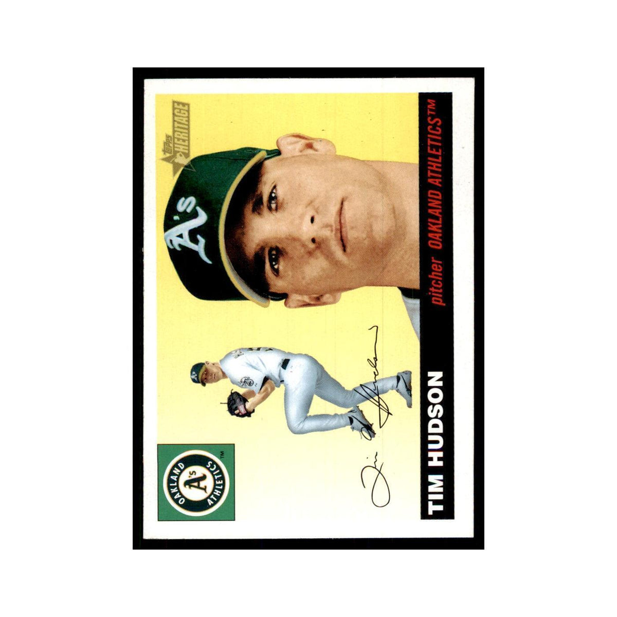 2004 Topps Heritage Tim Hudson Athletics #251