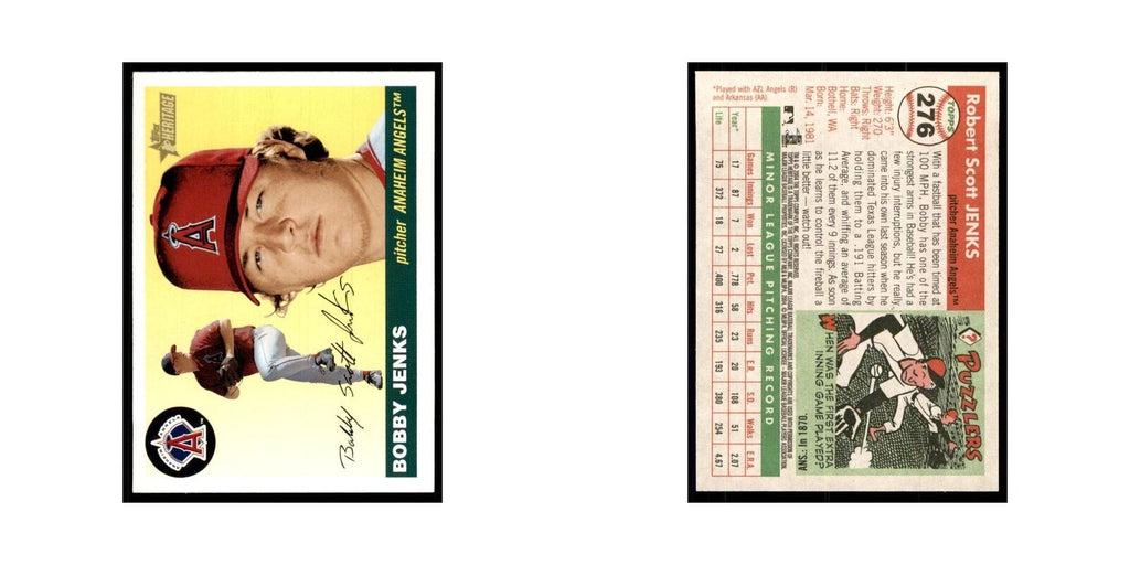 2004 Topps Heritage Bobby Jenks Angels #276