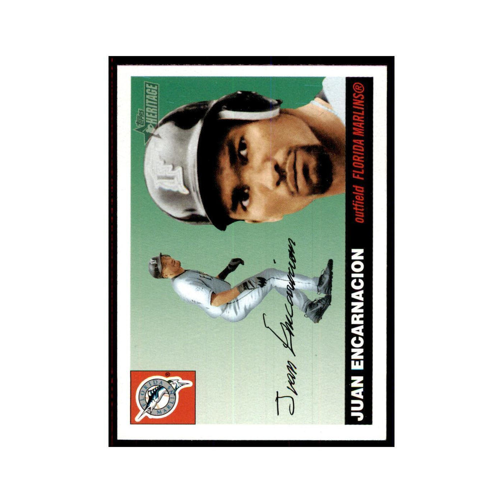 2004 Topps Heritage Juan Encarnacion Florida Marlins #190