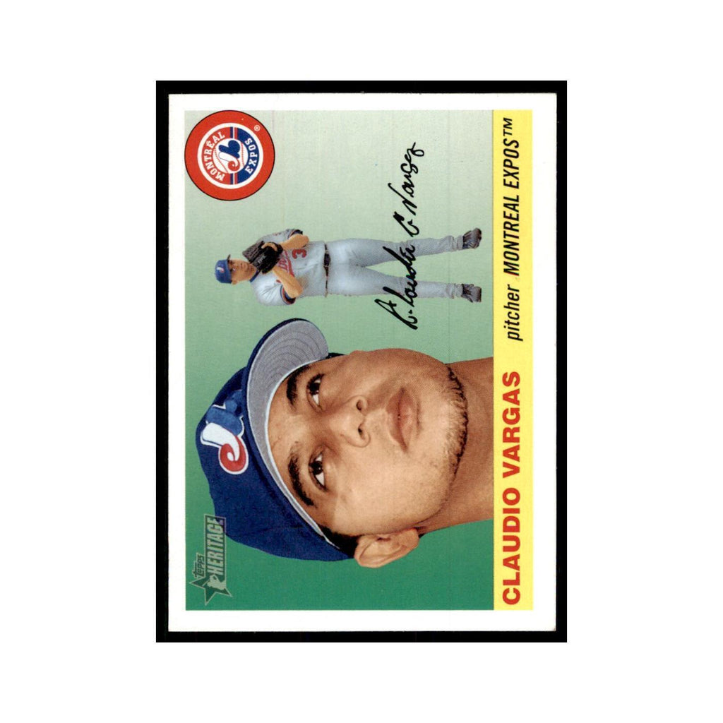 2004 Topps Heritage Claudio Vargas Montreal Expos #243