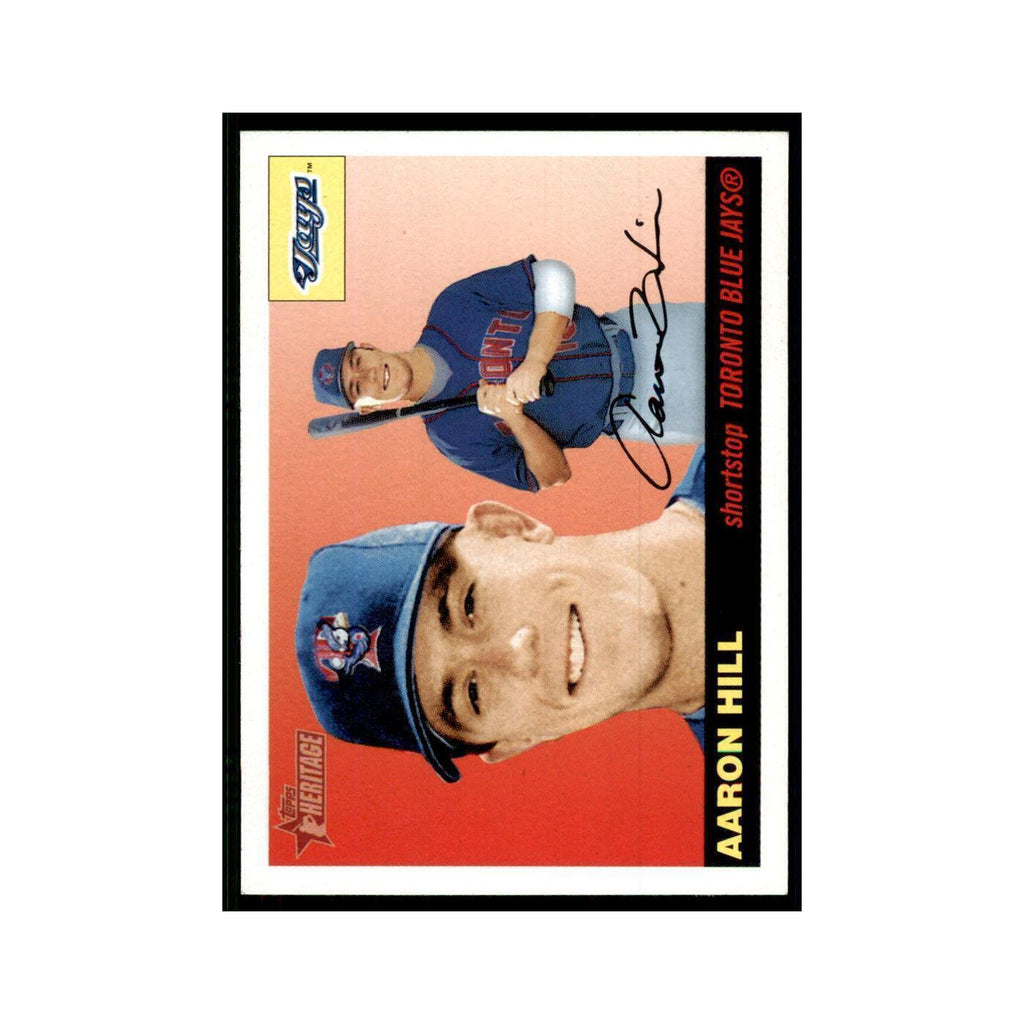 2004 Topps Heritage Aaron Hill Blue Jays #326