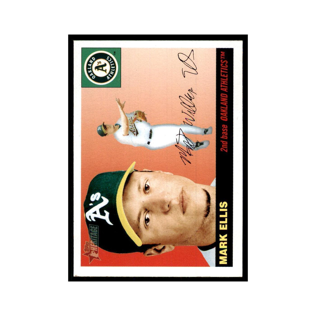 2004 Topps Heritage Mark Ellis Athletics #244
