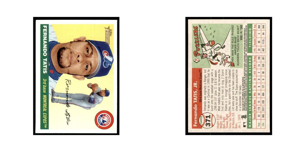 2004 Topps Heritage Fernando Tatis Montreal Expos #371