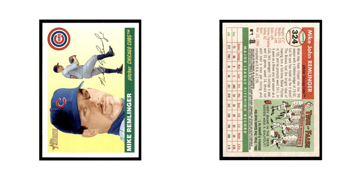 2004 Topps Heritage Mike Remlinger Cubs #324